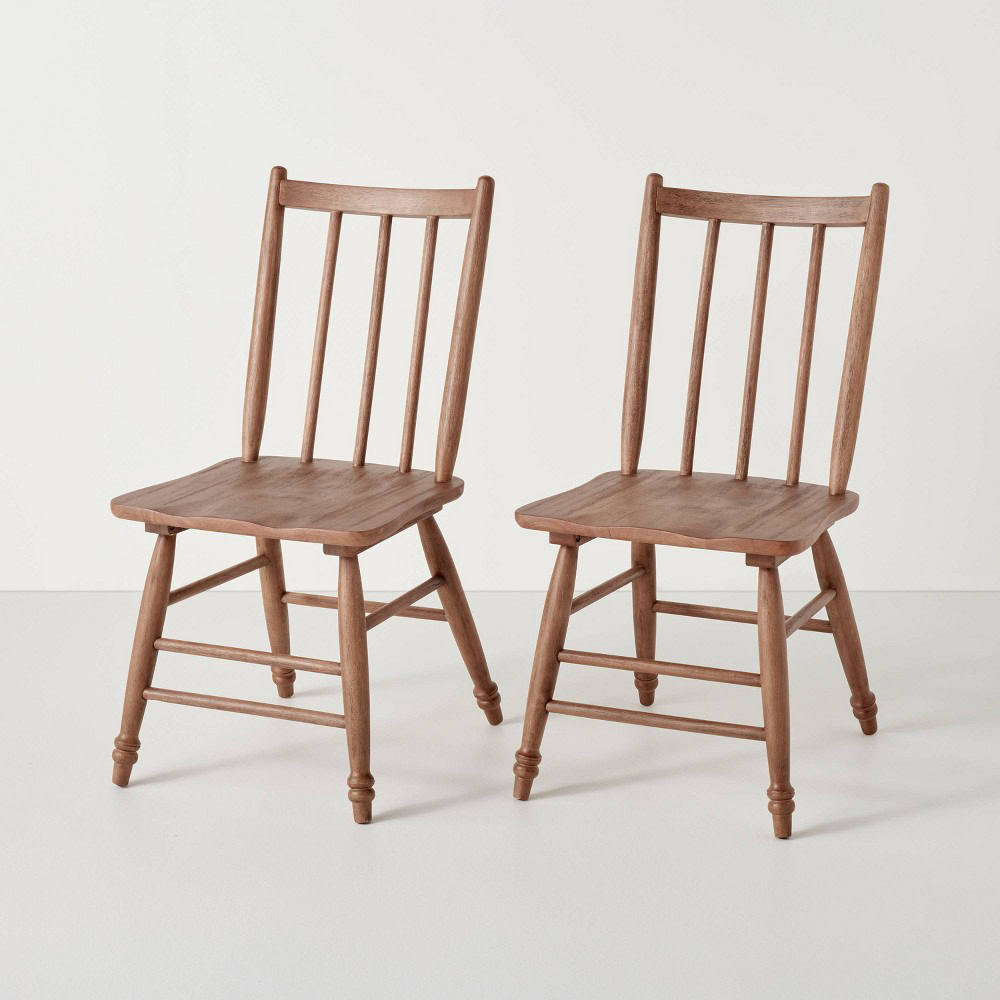 2 magnolia chairs