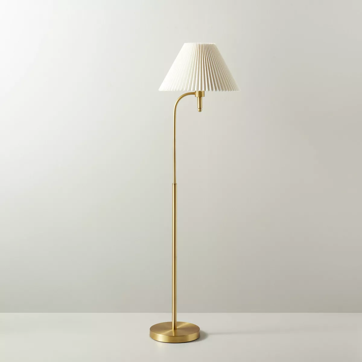 Stand alone gold lamp